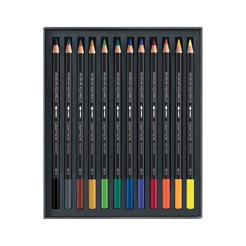 12 Colores Caran d’Ache Museum Aquarelle