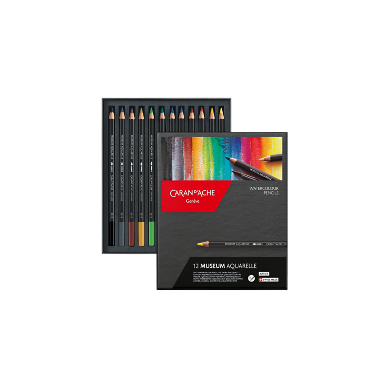 12 Colores Caran d’Ache Museum Aquarelle