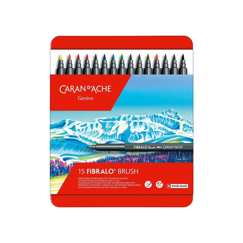 Rotuladores Caran d’Ache Fibralo 15