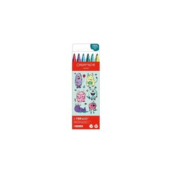 Set Kawaii 6 Bolígrafos con punta de fibra Fibralo™ Funny Monste