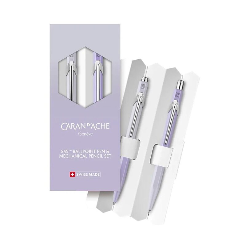 Set Caran d'Ache 849 Bolígrafo / Portaminas Blooming Lavender