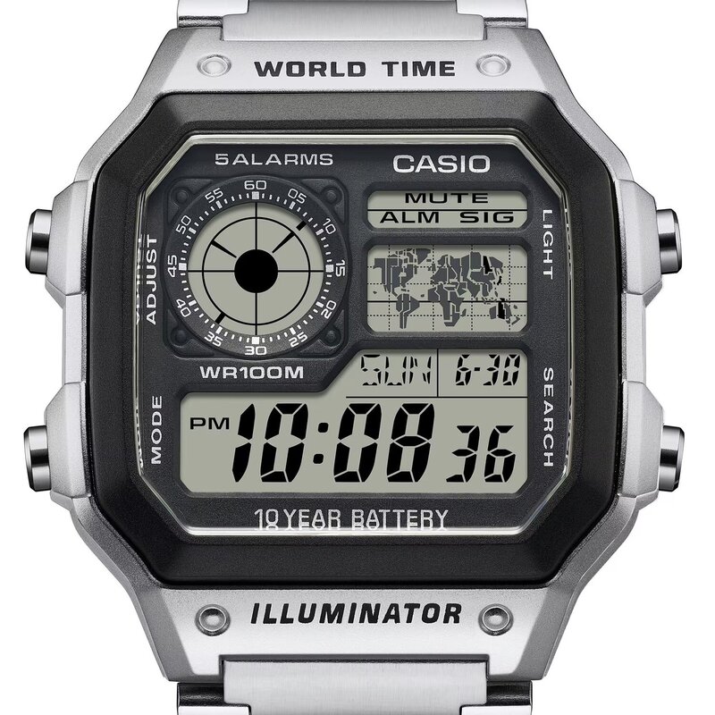 Reloj Casio Digital AE-1200WHD-1AV