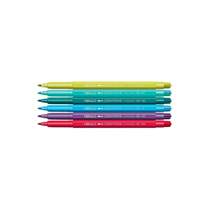 Set Kawaii 6 Bolígrafos con punta de fibra Fibralo™ Funny Monste