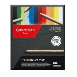 Caja de 12 Colores Caran d’Ache Luminance 6901