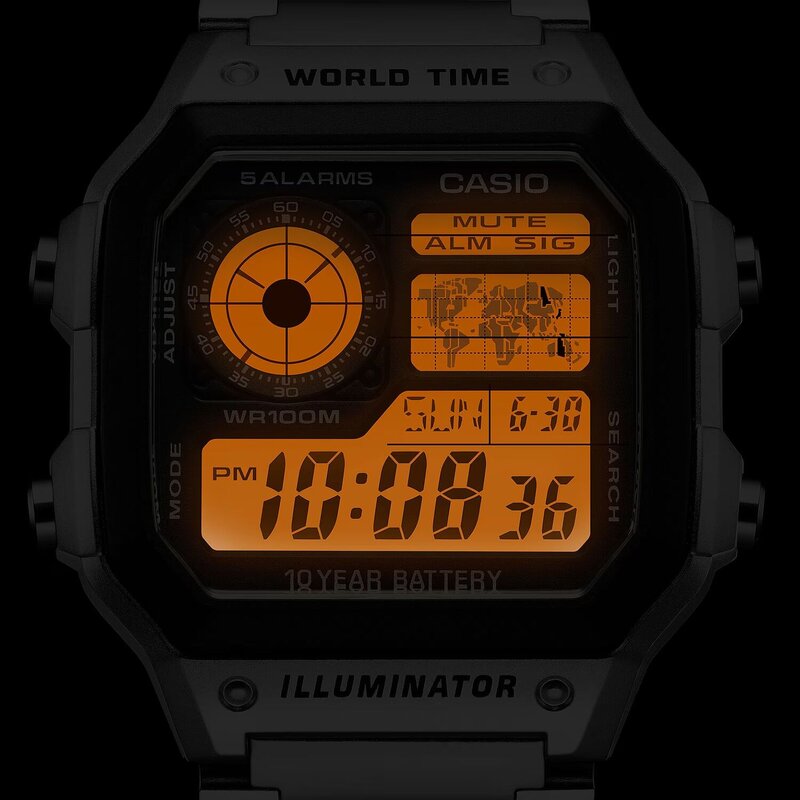 Reloj Casio Digital AE-1200WHD-1AV
