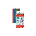 Set Kawaii 12 Lápices de colores Swisscolor Acuarela Monstruos