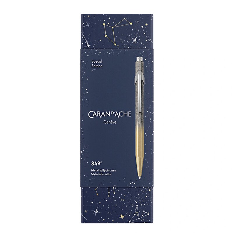 Bolígrafo Caran d'Ache 849 Cosmic Blue Edición Especial