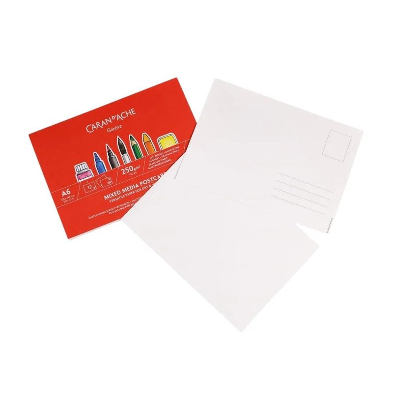 Postales Para Colorear Caran D'Ache