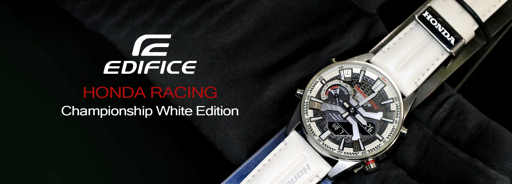 Honda Racing Championship White casio ewatch reloj cuarzo